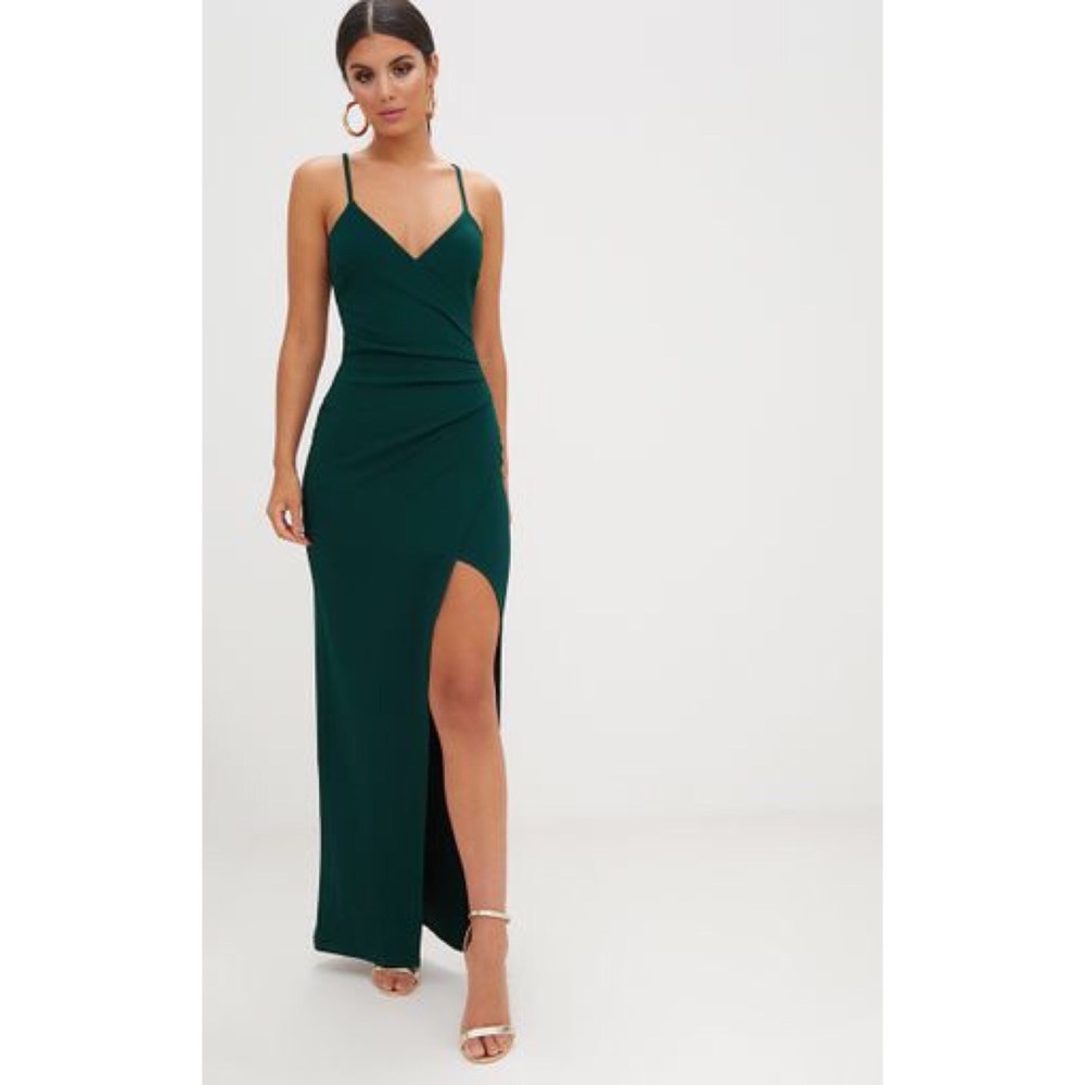 💐 Pretty Little Thing Emerald Dress